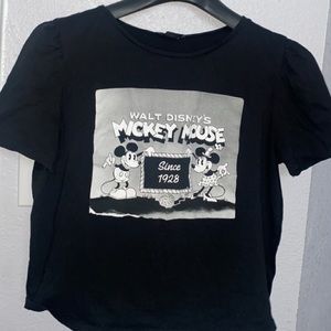 Disney X Zara Puff Sleeve Graphic Tee